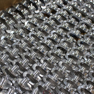 piezas de aluminio que trabajan a máquina del CNC 6061-T6 con final superficial de anodización de pulido que enarena