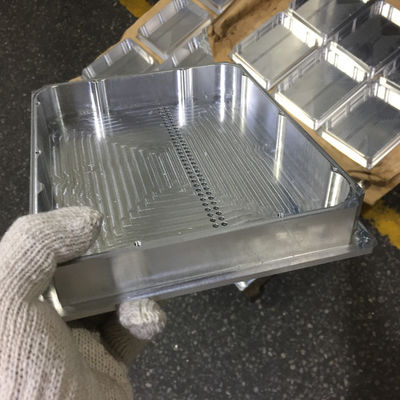 Final superficial de pulido que enarena mecánico de la pieza de aluminio del CNC que muele