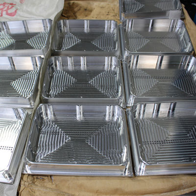 piezas de aluminio que muelen del CNC de la tolerancia de 0.01m m con pulir con chorro de arena final superficial de anodización de la naturaleza