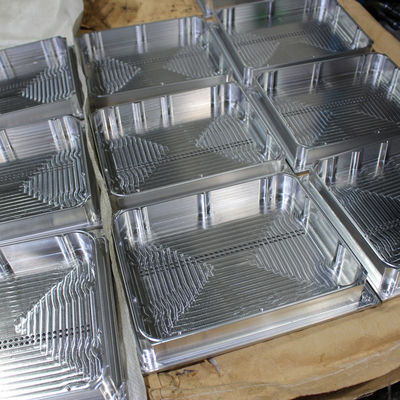 piezas de aluminio que muelen del CNC de la tolerancia de 0.01m m con pulir con chorro de arena final superficial de anodización de la naturaleza