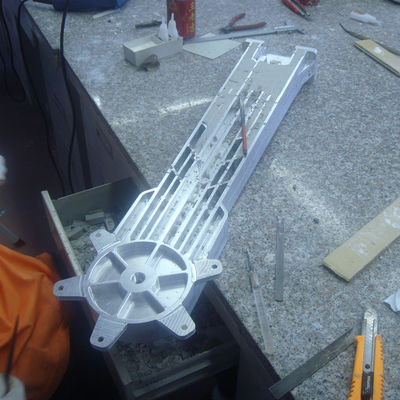 El CNC de aluminio rápido trabajó a máquina las piezas de los prototipos que enarenaban final superficial de anodización