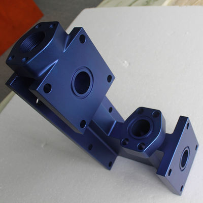 Piezas de aluminio modificadas para requisitos particulares de la creación de un prototipo del CNC con final superficial que enarena que quita las rebabas