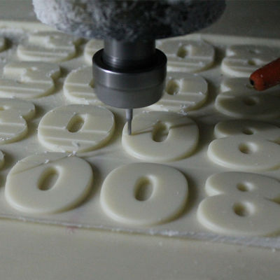 Piezas plásticas de la creación de un prototipo rápida, material del ABS de los componentes del CNC que trabaja a máquina