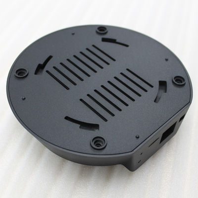 Piezas rápidas de la creación de un prototipo del ABS del CNC que trabajan a máquina con LOGO Silk Screened pintado negro