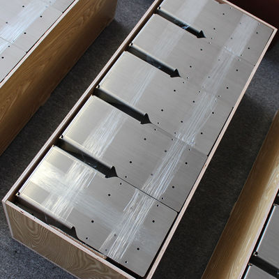 Laser rápido de las piezas de chapa de la precisión de la creación de un prototipo que corta opciones de acabado superficiales de doblez